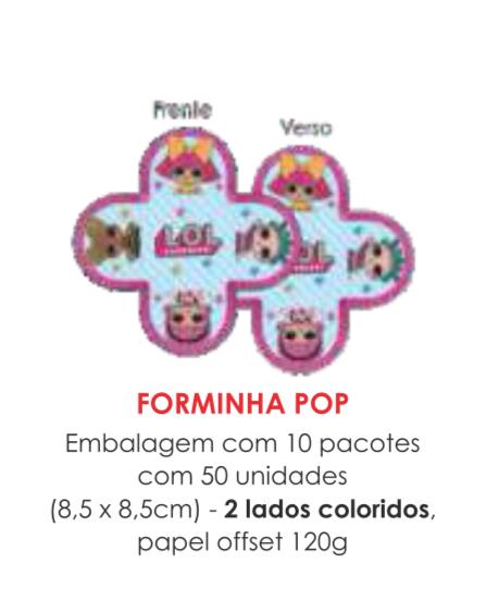 FORMINHA PAPEL PLOV TEMA LOL SURPRISE C/50UN