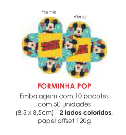 FORMINHA PAPEL PLOV TEMA MICKEY MOUSE C/50UN