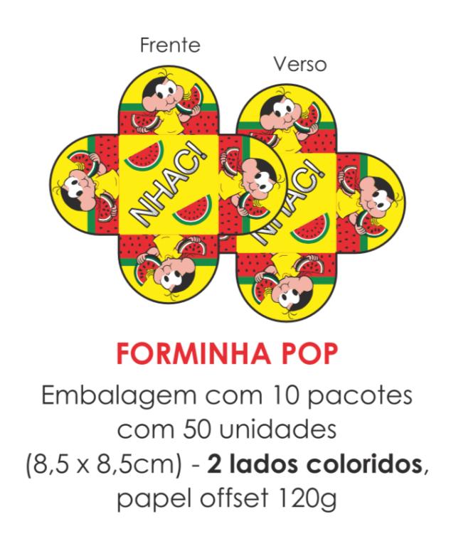 FORMINHA PAPEL PLOV TEMA MAGALI C/50UN