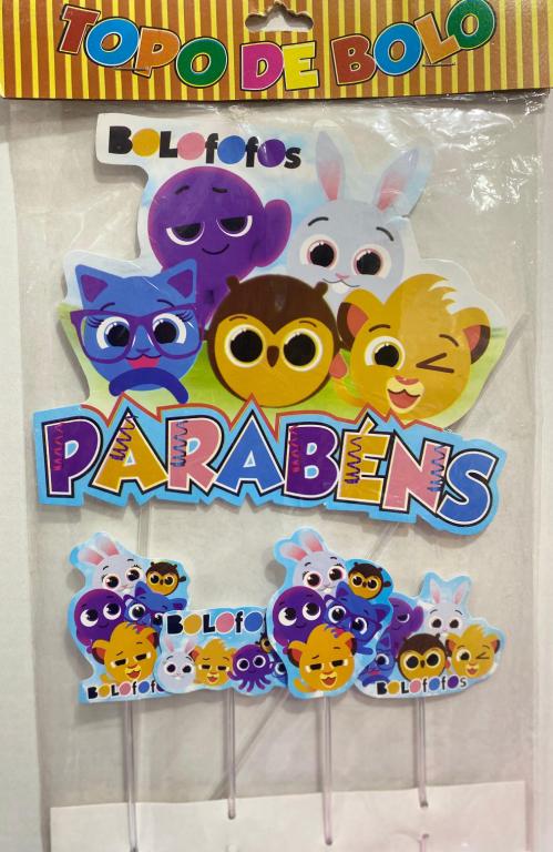 TOPO DE BOLO BOLOFOFOS