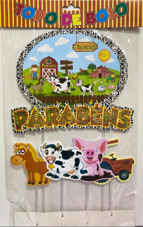 TOPO DE BOLO FAZENDINHA