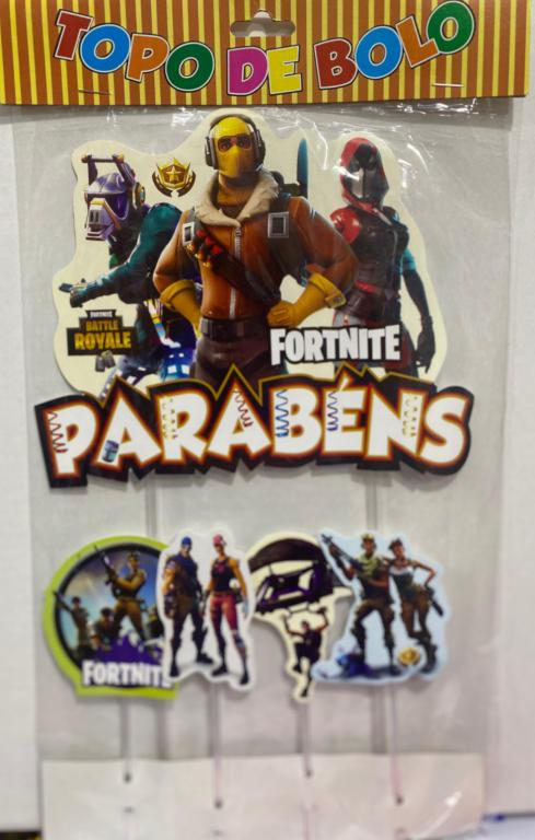 TOPO DE BOLO FORTNITE