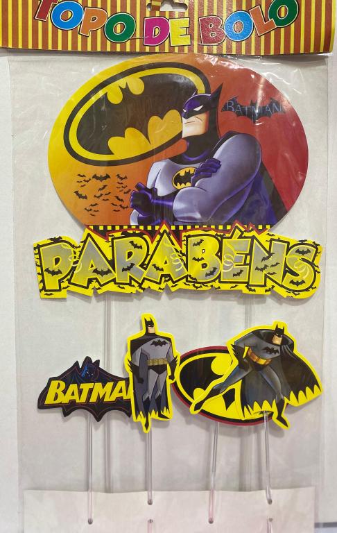 TOPO DE BOLO BATMAN
