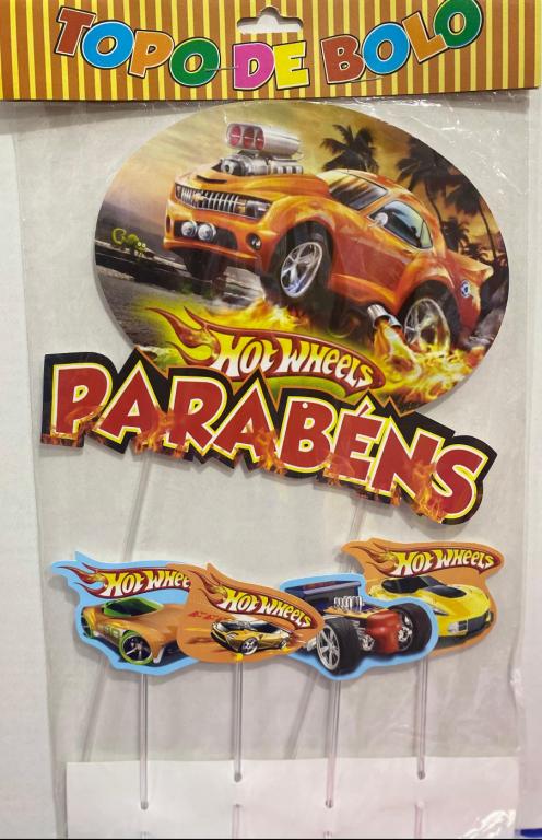 TOPO DE BOLO HOT WHELLS