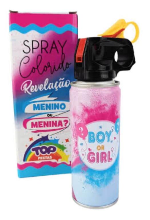 SPRAY FUMACA REVELACAO ROSA