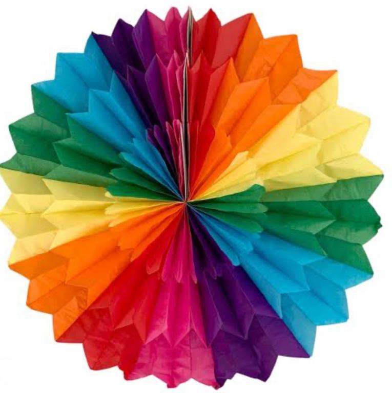 ENFEITE JUNINO MARGARIDA 3D EM PAPEL COLORIDO