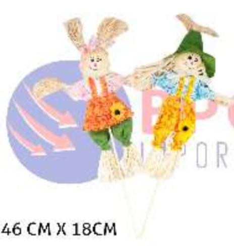 ENFEITE PALITO ESPANTALHO 40CM