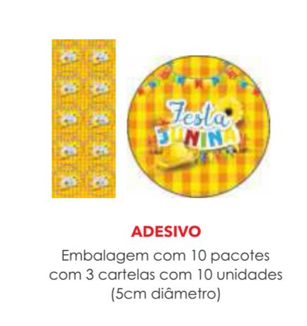ADESIVO JUNINO AMARELO