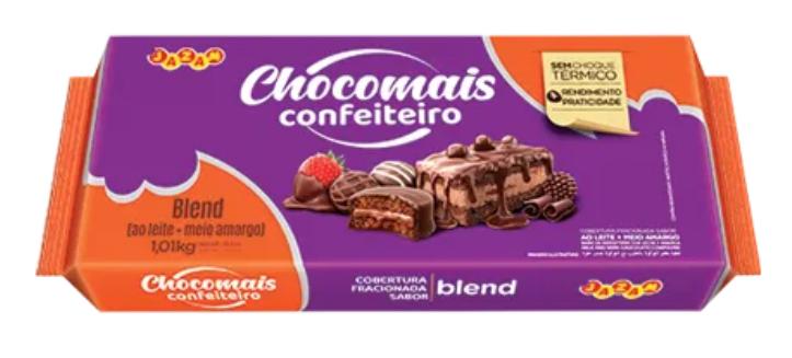 COBERTURA BARRA CHOCOMAIS BLEND 1,01KG