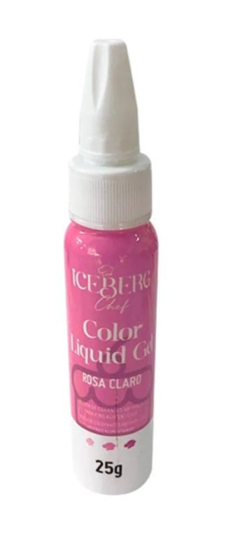 CORANTE LIQUIDO GEL ICEBERG ROSA 25G