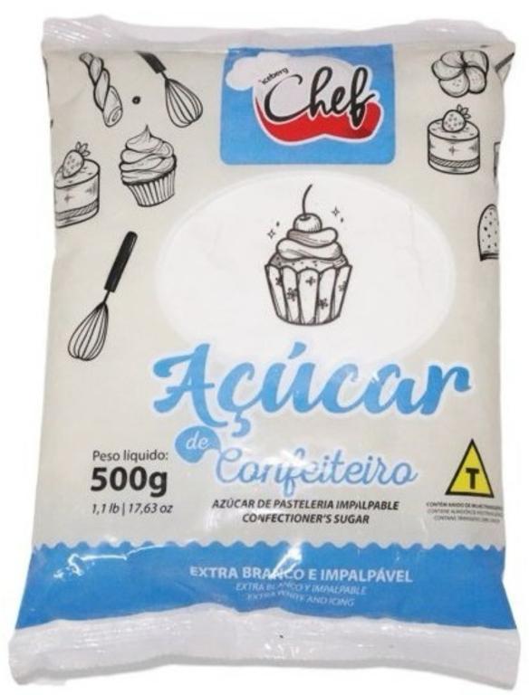 ACUCAR DE CONFEITEIRO ICEBERG 500G