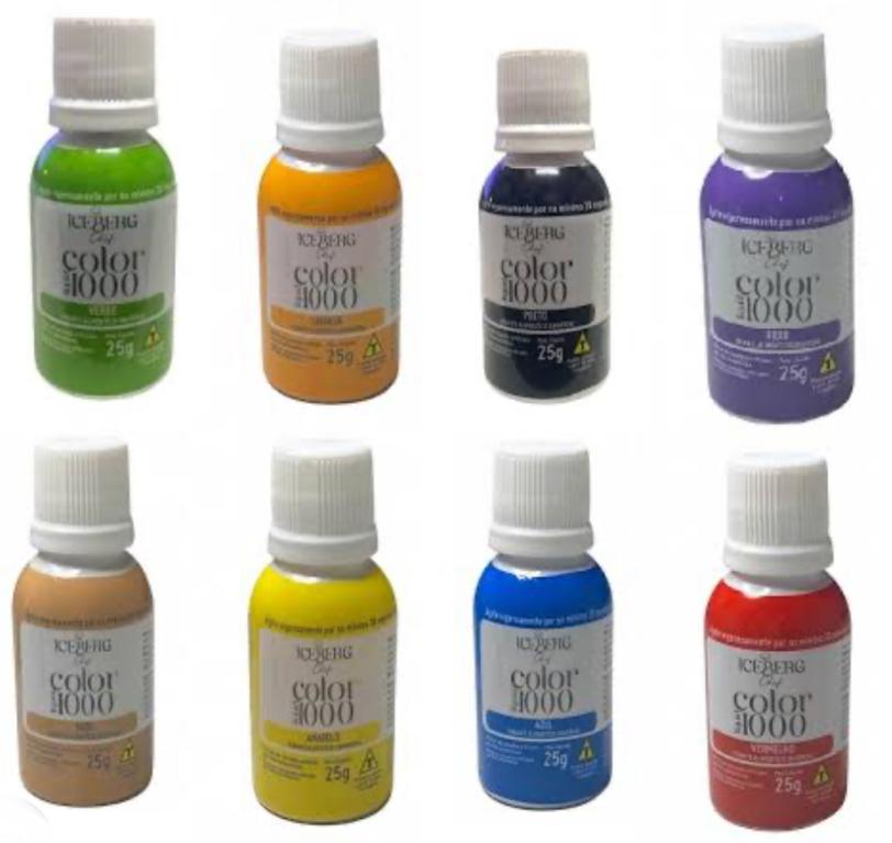 CORANTE LIQUIDO 1000 ICEBERG AMARELO 25G