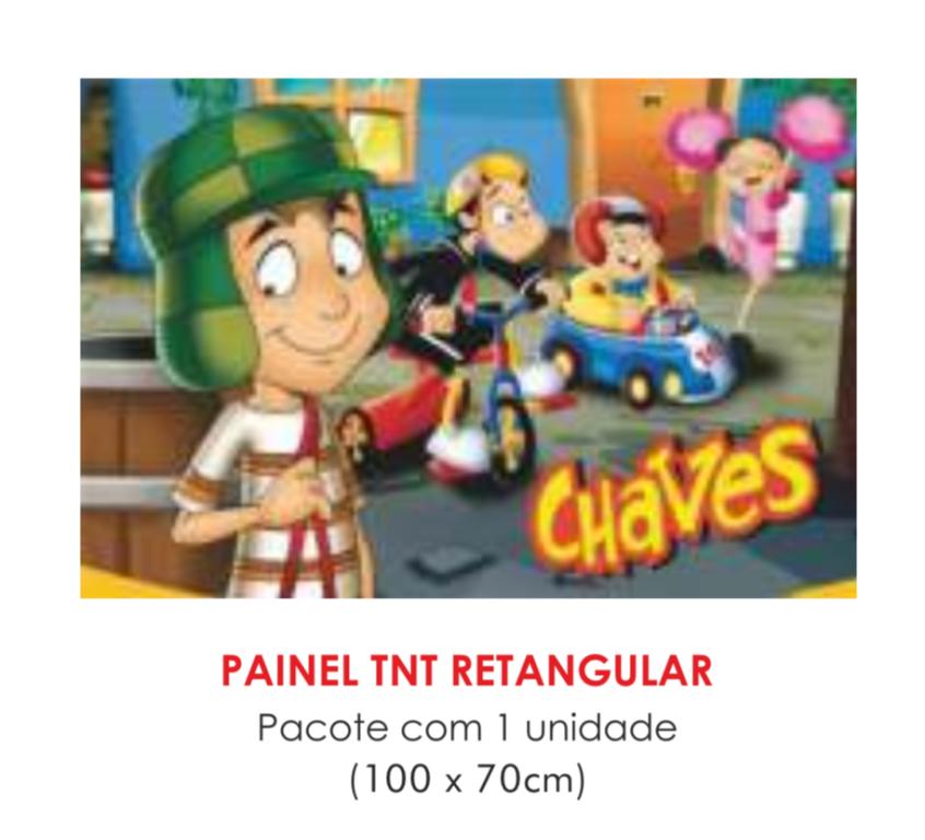 PAINEL TNT DUPLO RETANGULAR CHAVES 70X100CM
