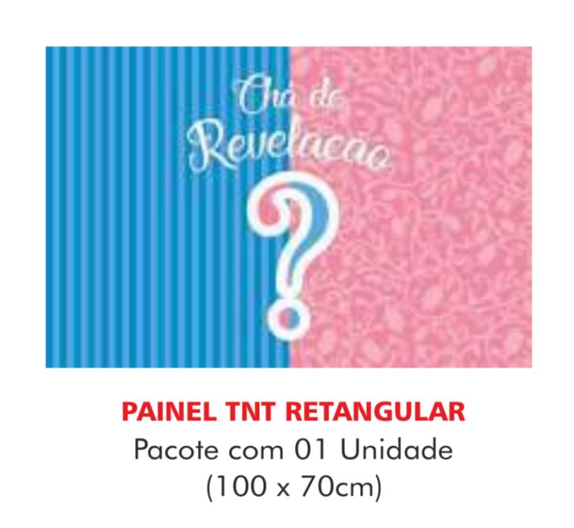 PAINEL TNT DUPLO RETANGULAR CHA DE REVELACAO 70X100CM