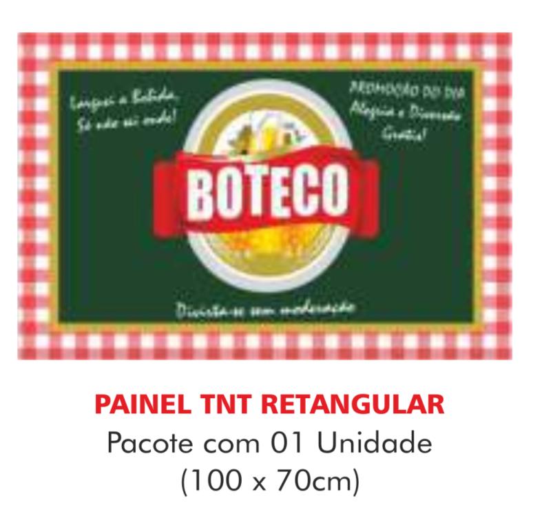 PAINEL TNT DUPLO RETANGULAR BOTECO 70X100CM