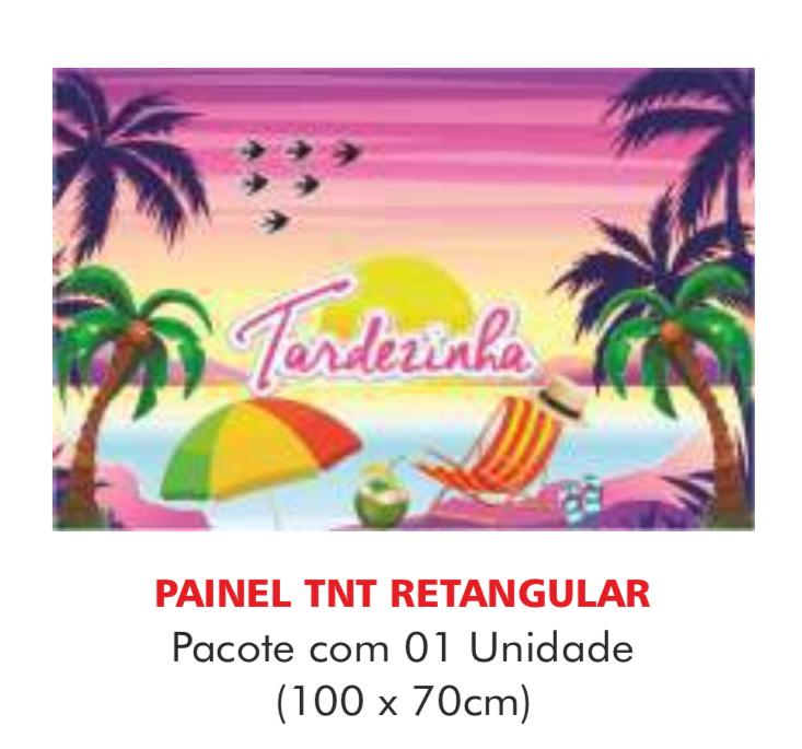 PAINEL TNT DUPLO RETANGULAR TARDEZINHA 70X100CM