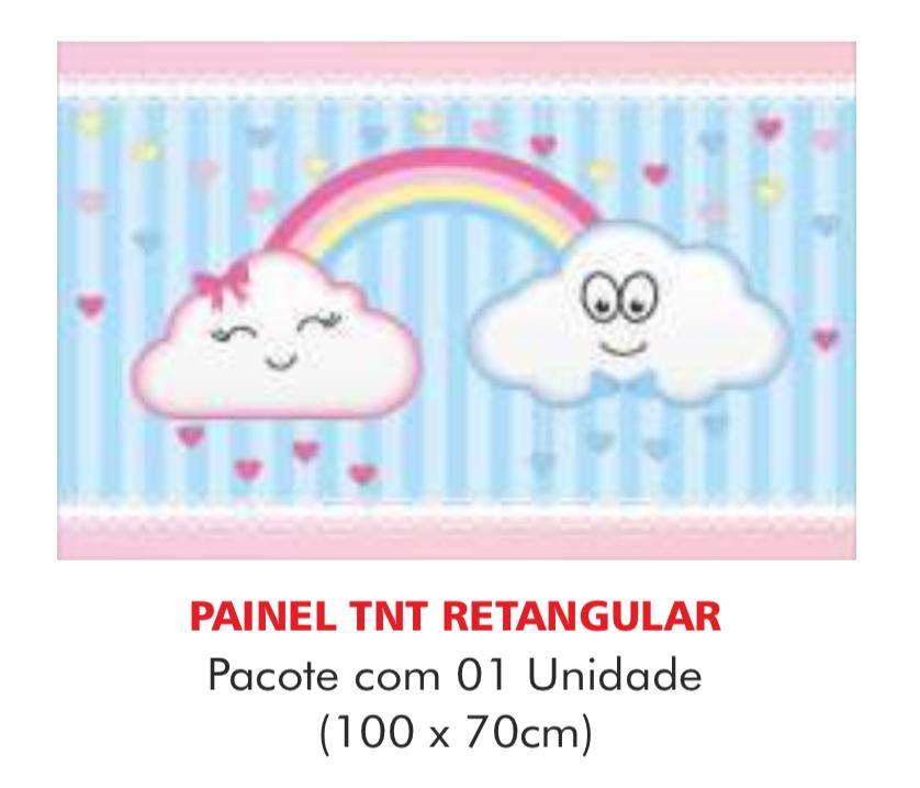 PAINEL TNT DUPLO RETANGULAR CHUVA DE AMOR 70X100CM