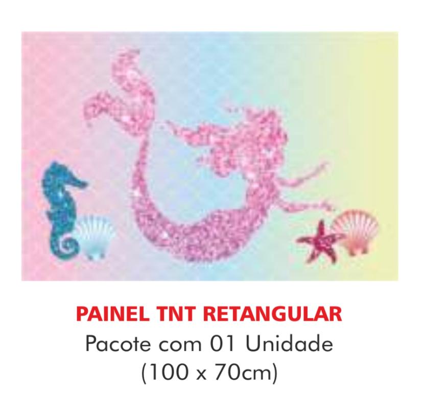 PAINEL TNT DUPLO RETANGULAR SEREIA 70X100CM