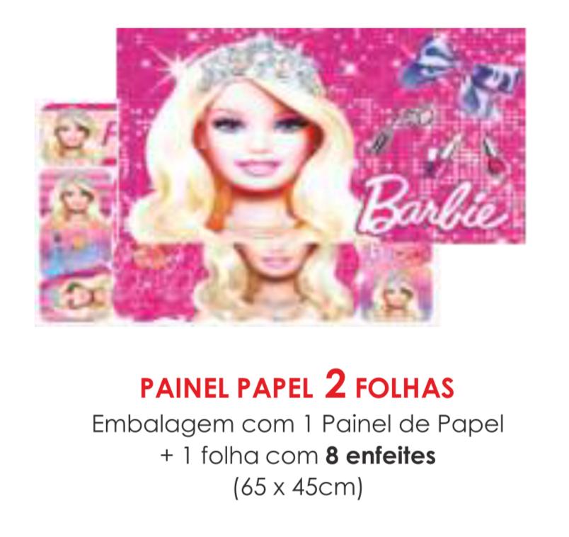 PAINEL ECONOMICO 2 FOLHAS BARBIE