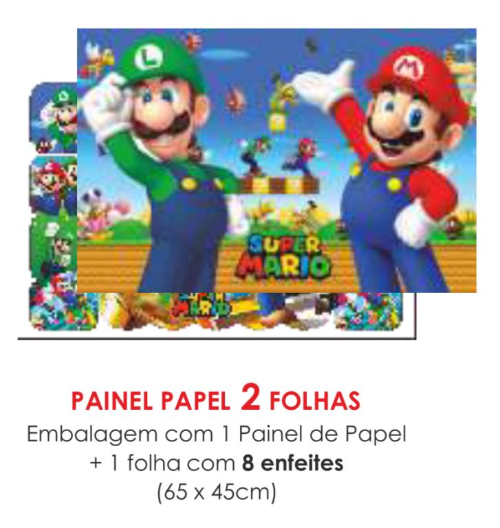 PAINEL ECONOMICO 2 FOLHAS MARIO BROSS