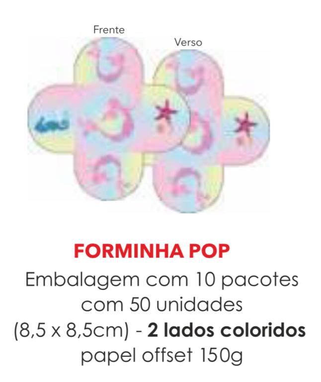 PORTA BOMBOM TEMA SEREIA 8,5X8,5CM C/30UN