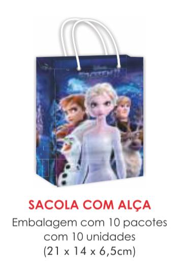 SACOLA TEMA FROZEN PAPEL SURPRESA C/10UN