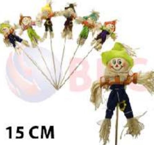 ENFEITE PALITO ESPANTALHO 15CM