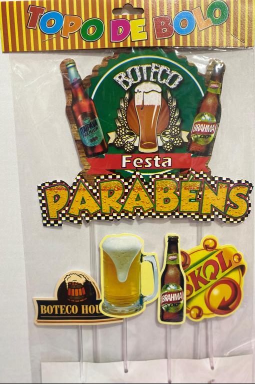 TOPO DE BOLO BOTECO