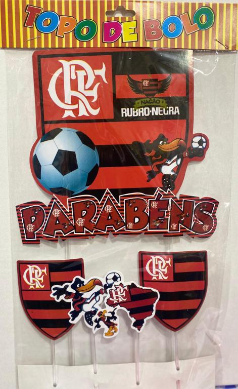 TOPO DE BOLO FLAMENGO
