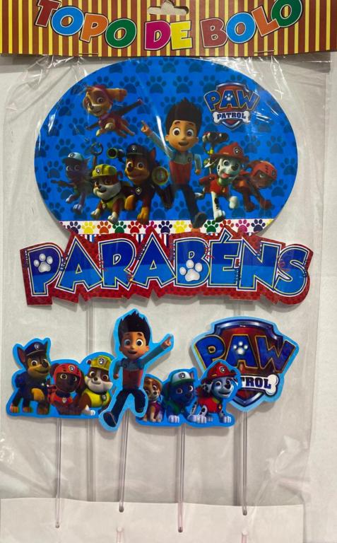 TOPO DE BOLO PATRULHA CANINA