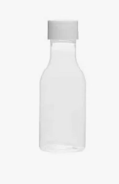 GARRAFINHA 50ML TAMPA TRANSPARENTE C/10UN