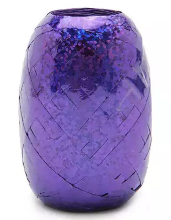 FITILHO PLAST. LASER HOLOGRAFICO LILAS ESCURO C/50MTS