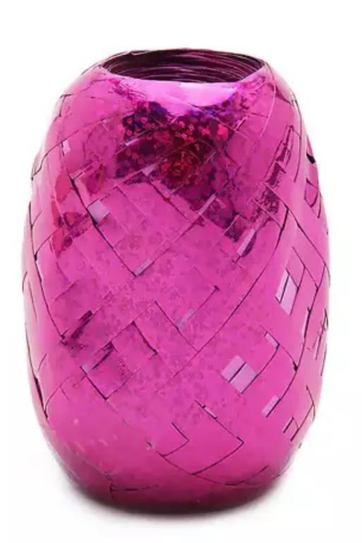 FITILHO PLAST. LASER HOLOGRAFICO PINK C/50MT