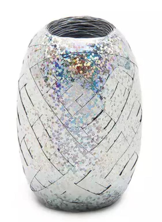 FITILHO PLAST. LASER HOLOGRAFICO PRATA PC/10X10MTS