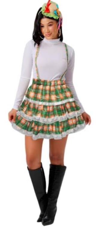 SALOPETE JUNINA ADULTO TAM. P