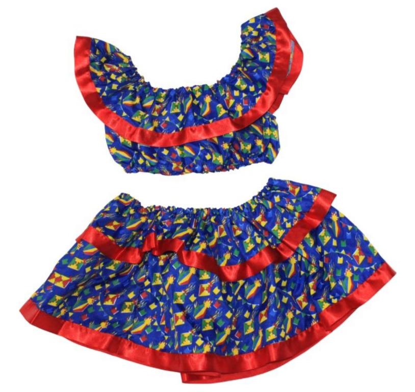 CONJUNTO JUNINO INFANTIL TAM. P