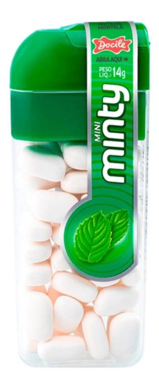PASTILHA DOCILE MINI MINTY HORTELA 14G