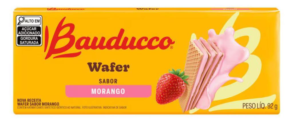 WAFER BAUDUCCO MORANGO 92G