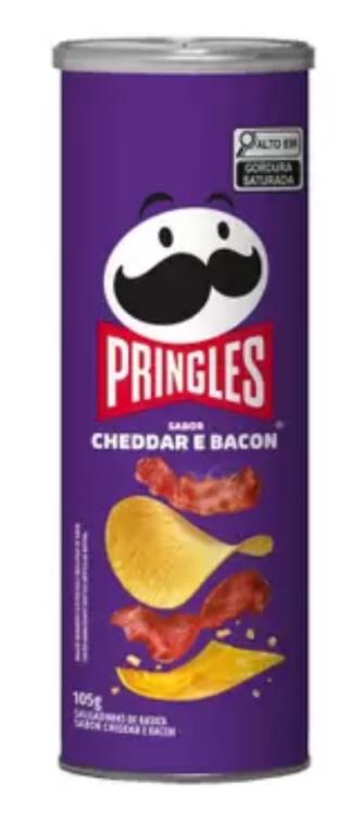 PRINGLES CHEDDAR BACON 105G
