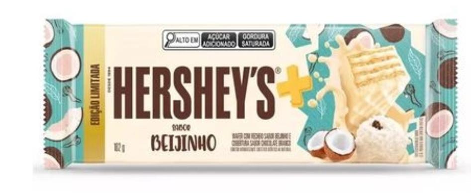 WAFER HERSHEY'S MAIS BEIJINHO 102G