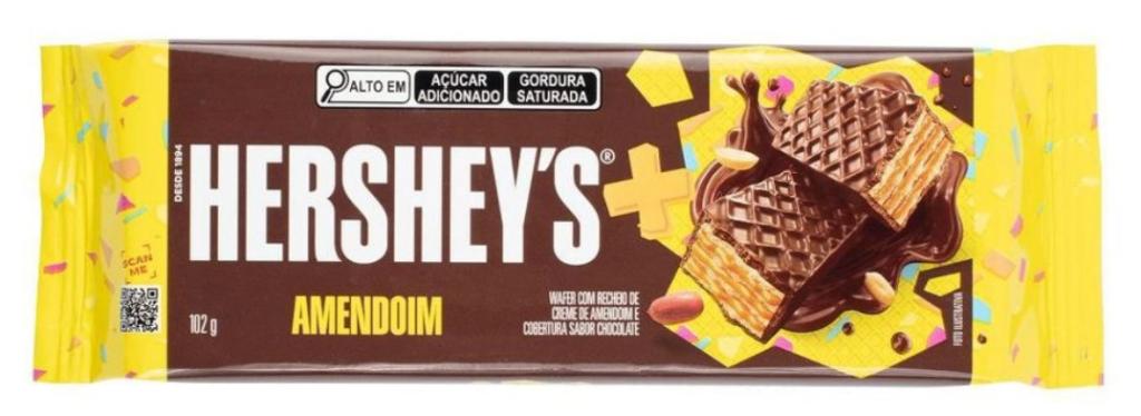 WAFER HERSHEY´S MAIS AMENDOIM 102G