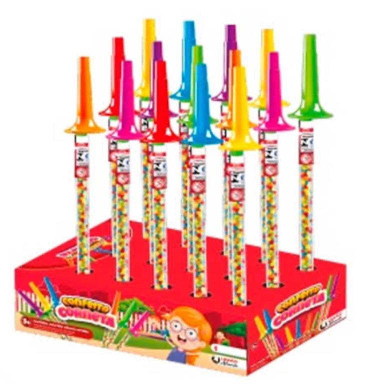 CONFEITO CORNETA UNIAO C/ 15UN