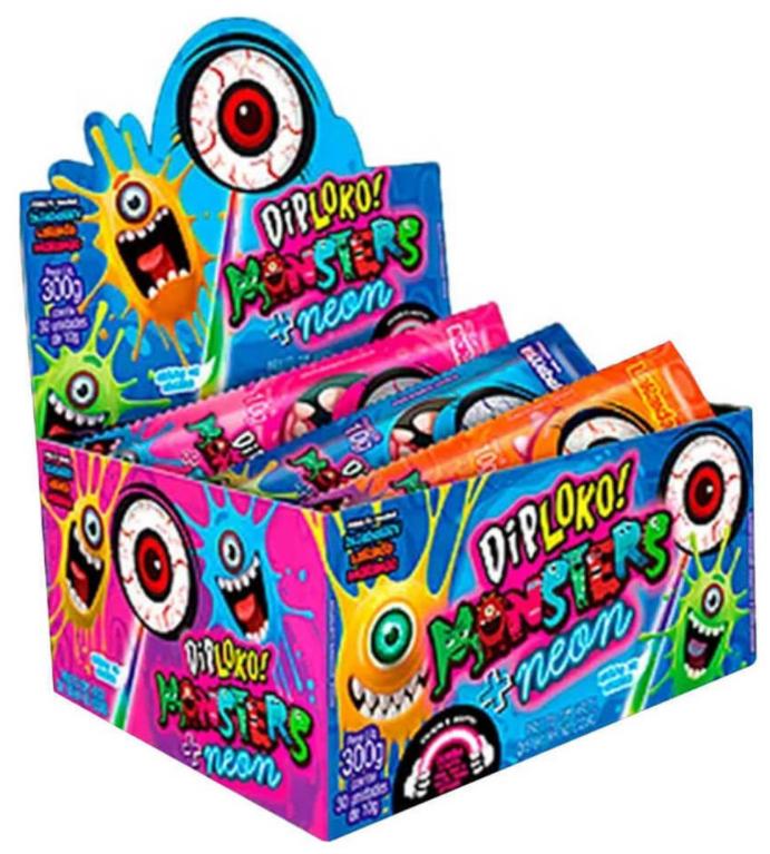 PIRULITO DIP LOKO NEON MONSTER