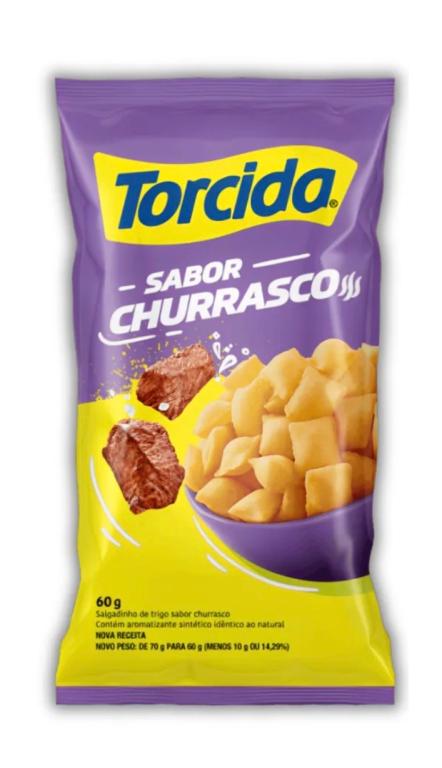 SALGADINHO TORCIDA CHURRASCO 60G