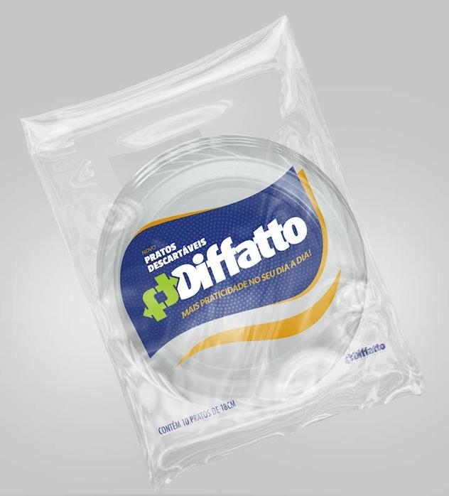 PRATO PLAST. DIFFATTO BRANCO PR-15 RASO C/10UN