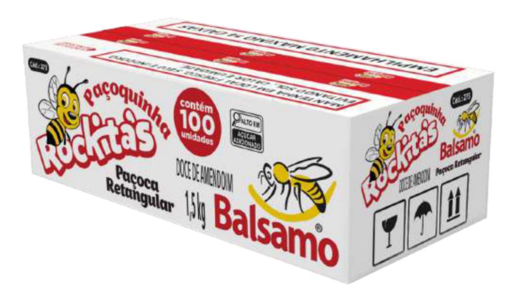 PACOCA ROCKITAS RETANG. CREMOSA 15GR CX/100UN