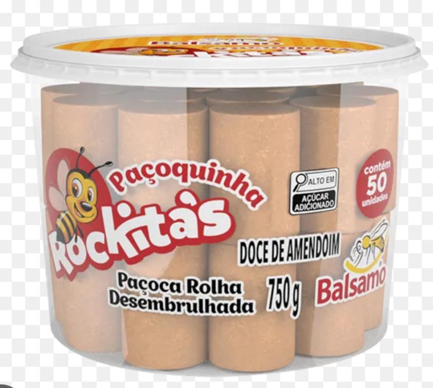PACOCA ROCKITAS ROLHA DESEMBRULHADA 750GR C/50UN