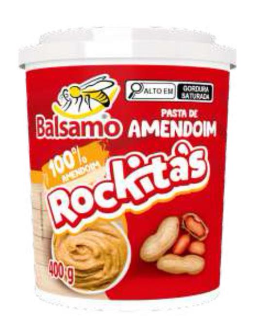 PASTA DE AMENDOIM ROCKITAS INTEGRAL ZERO ACUCAR 400G