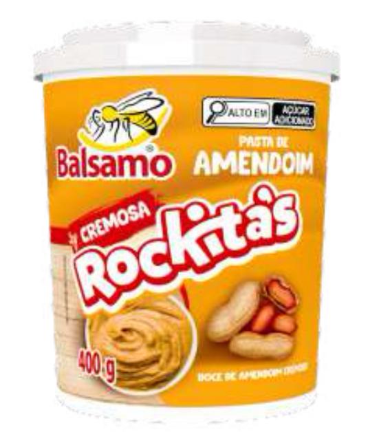 PASTA DE AMENDOIM ROCKITAS CREMOSA 400G