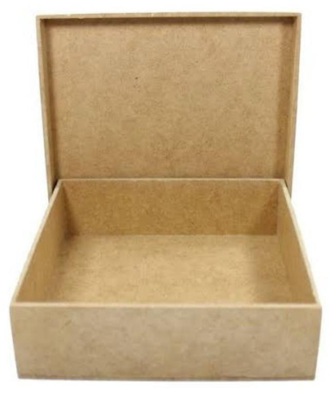 CAIXA KRAFT AGABOX S/ VISOR 25cmX25cmX16cm